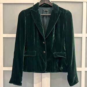 Tahari velvet blazer